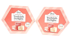 Delicious Turkish Delight 200g Delicate Rose & Lemon Flavours Sweet Treat Gift