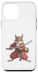 Coque pour iPhone 12 mini Anime Samurai Squirrel Warrior Kids