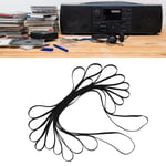 Phonograph Belt Reduce Noise Turntable Belt Set Rubber For CD DVD Players