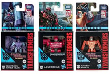 BK328	lot de 3 pcs : Transformers Generation Studio Series 3 assortis 9,5x19cm