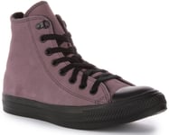 Converse A05612C All Star Winter Fit Suede Fur Lace Up Trainer Purple UK 6 - 12