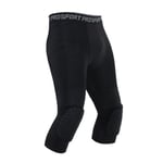 Leggings De Protection Du Genou Pour Homme",3¿4¿,Avec Coussinets De Compression,Pour Le Basketball,Le Fitness,"Le Paintball