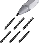 Pointe Du Stylet Compatible Avec Surface Pen Stylet, (6 Pcs, Type Hb Original) Mine Originale Pour Stylet Surface Pen, Microsoft Surface Pro 2017 Pen (Modèle 1776)&surface Pro 4 Pen, Noir