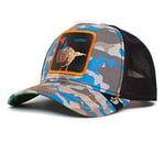 Goorin Bros. The Farm Kablamo Camo Casquette de camionneur réglable unisexe, bleu (Luck Stays Down), taille unique, Taille unique