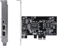 Carte contrôleur 1394a, Carte contrôleur PCI-E PCI Express FireWire 1394a IEEE 1394 avec câble Firewire