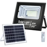 Lumières led avec panneau solaire crepusculaire 25W-40W-60W-100W-200W-300W-400W-40Watts