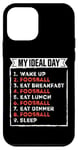 Coque pour iPhone 12 mini Ballon de foot amusant My Ideal Day