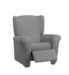 Estoralis | Borneo | Housse de Fauteuil Relax | Tissu Super élastique C/ 09 Gris Clair | pour Fauteuil Relax de 70 à 90 cm. | Protecteur de qualité | Adaptable à Tous Types de fauteuils Relax