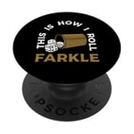 This Is How I Roll Dice Game Farkle PopSockets Adhesive PopGrip