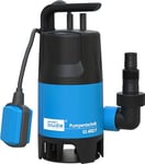 Güde 94630 - GS4002P - Pompe submersible pour eaux usées - Avec interrupteur à flotteur - 400 W - 7500 l/h Hauteur de refoulement maximale : 5 m [Classe énergétique A],Blue/Noir