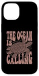 Coque pour iPhone 14 Les amoureux des tortues célèbrent la vie océanique et la faune marine