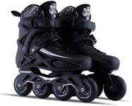 Roller Skates, Adult Outdoor Black Professional Inline  Roller Skates UK 5