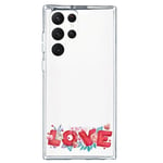 Coque Galaxy S22 ULTRA love rouge coeur