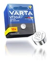 VARTA Piles Bouton V13GA/LR44, lot de 10, Power on Demand, 1,5V, pour jouets, calculatrices, appareils de mesure, compact avec une longue durée de vie et des hautes performances