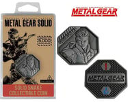 Pièce de monnaie en métal Metal Gear Solid Snake en édition limitée