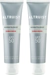 sun cream Sunscreen Altruist  SPF 50 100 ml Dermatologist  x 2 GLOBAL SHIPPING