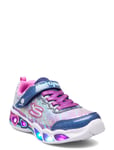 Girls Sweetheart Lights - Lets Shine Purple Skechers