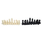 Chess Set Plastic International Chess Set Black And White Checkerboard Set GF