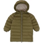 Konges Sløjd Ace long rain down jacket – fir green - 18m