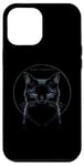 Coque pour iPhone 15 Plus Le noir est un beau motif de chat