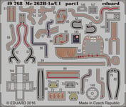 Accessoires Eduard 49768 - 1:48 Me 262B-1A/U1 - Ensemble De Photogravure - Neuf