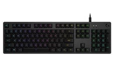 Logitech G G512 CARBON LIGHTSYNC RGB Mechanical Gaming Keyboard with GX Brown s