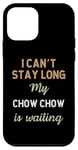 Coque pour iPhone 12 mini Chiot chow chow mignon pour maman, papa, propriétaire de race, amour