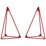 Pythagoras Console 2 Pcs, Red