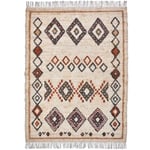 House Doctor Kesh Teppe 140x200 cm Beige Bomull