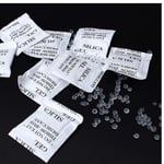 CULER 50 Packs Non Toxic Silica Gel Desiccant Damp Moisture Absorber Dehumidifier for Room Clothes Food Storage Kitchen Tools