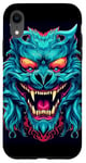 Coque pour iPhone XR Dragon chinois bleu