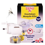 Zero In Knockdown Plug-In Mosquito Killer Plug-In Insect Killer For Home & Travel Lasts for up to 45 Nights, White