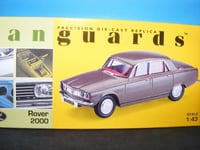 Rover 2000 MkI in Tobacco Leaf with red hide  RHD Corgi Vanguards NEW 1:43 rd.