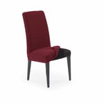 SOFASKINS® Lot de 2 Housses de chaises de Salle à Manger Super élastiques, Design Exclusif, Respirantes et durables, Housses de chaises avec Dossier, faciles à Installer, 40-60 cm, Couleur Bordeaux