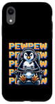 iPhone XR Cute Gaming Penguin Pew Video Game Graphic Men Kids Women Case