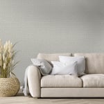 Raised Twill Metallic Wallpaper Shiny Textured Weave Holden 75981 Grey