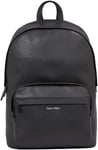 Calvin Klein Men's Ck Must Campus Bp K50k511856 Backpack, Black (Ck Black Saffiano), One Size