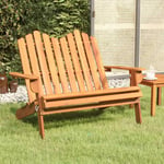 Banc de Jardin Adirondack Chaise Fauteuil Siège Bois Massif d'Acacia vidaXL