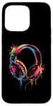 iPhone 15 Pro Max Headphones Music DJ Artwork Music Lover Beatmaker Techno Case