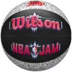 ballons de basket Unisexe, Wilson NBA Jam Indoor-Outdoor Ball, Noir