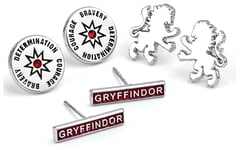 Harry Potter House Gryffindor Stud Earrings - Set of 3