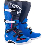 Alpinestars Crosstövlar Tech7 Blå/Röd/Marinblå ALPINESTARS