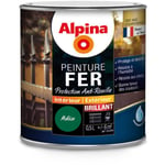 Alpina - Peinture Fer Protection Antirouille - Intérieur & Extérieur - Brillant Couleur: Mélèze - Conditionnement: 0.5L