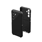 Urban Armor Gear Metropolis LT Case Samsung Galaxy S24 Housse [Designed for Samsung certifiée, Wireless Charging (Qi) / Chargement magnétique Compatible] Kevlar Noir