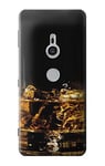 Ice Whiskey Whisky Glass Case Cover For Sony Xperia XZ2