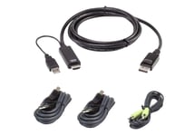 ATEN – Cable kit: 1x True 4K 1.8M HDMI to DisplayPort Active Cable (2L-7D02UHDPX4)