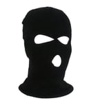 Kasvonaamio Winter Knit Hat Balaclava Hat Huppu Tactical Warm Hatun väri: musta