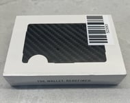 RIDGE Carbon Fiber 3K RFID Blocking Wallet with Cash Strap -RRP £145 - Free Post