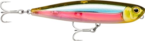 Rapala - Leurre de Pêche Precision Xtreme Pencil Saltwater Construction Plastique - Leurre Mer Flottant - Profondeur de Nage Surface - Taille 10,7cm / 21g - Fabriqué en Estonie - Ghost Sandeel