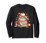 Fall Colors s I Love Fall s Books & Pumpkins Long Sleeve T-Shirt